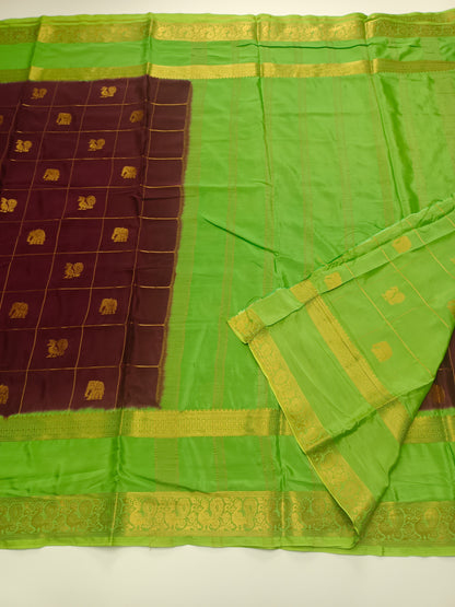 SEMI CREPE SILK SAREE