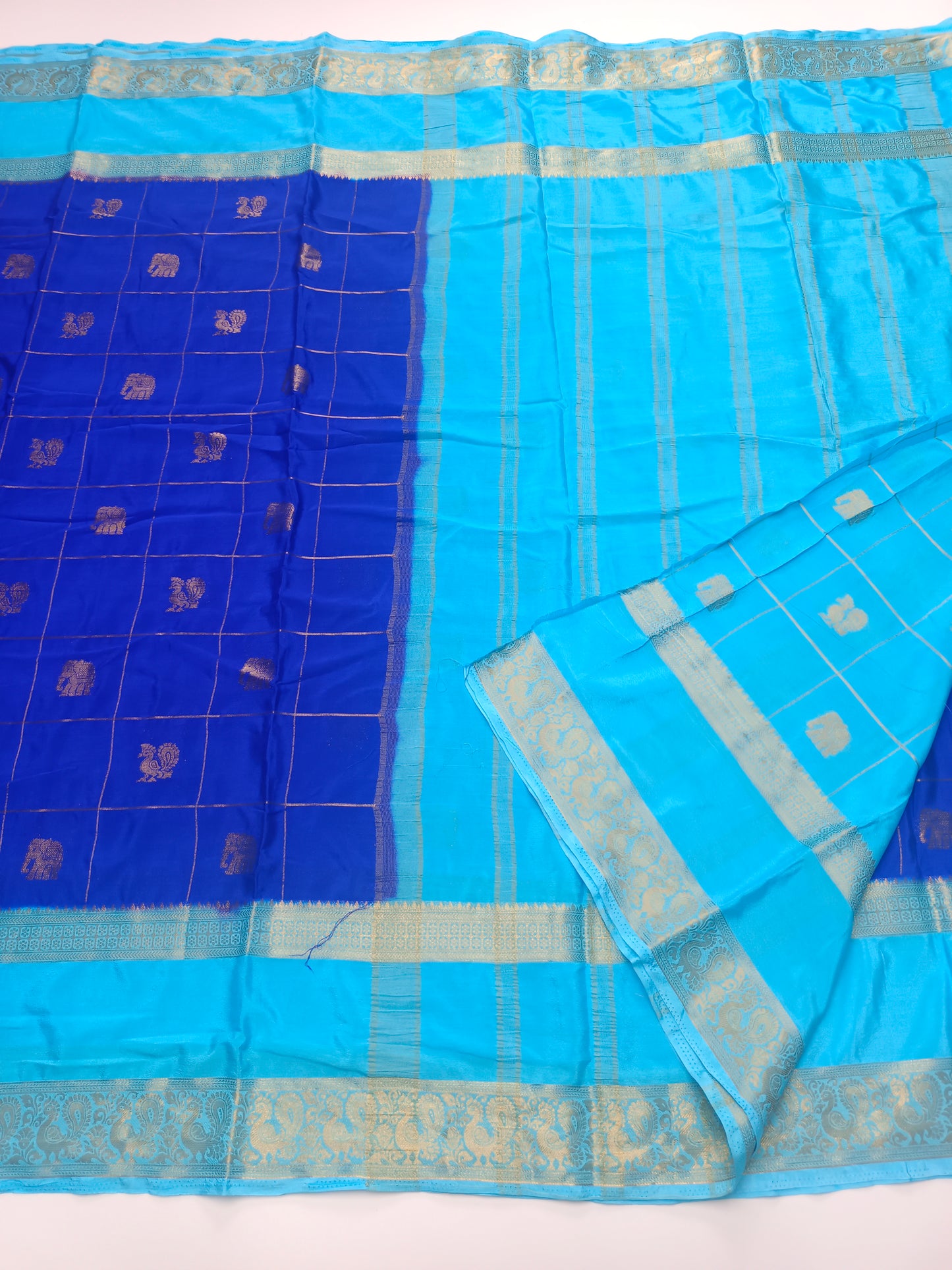 SEMI CREPE SILK SAREE