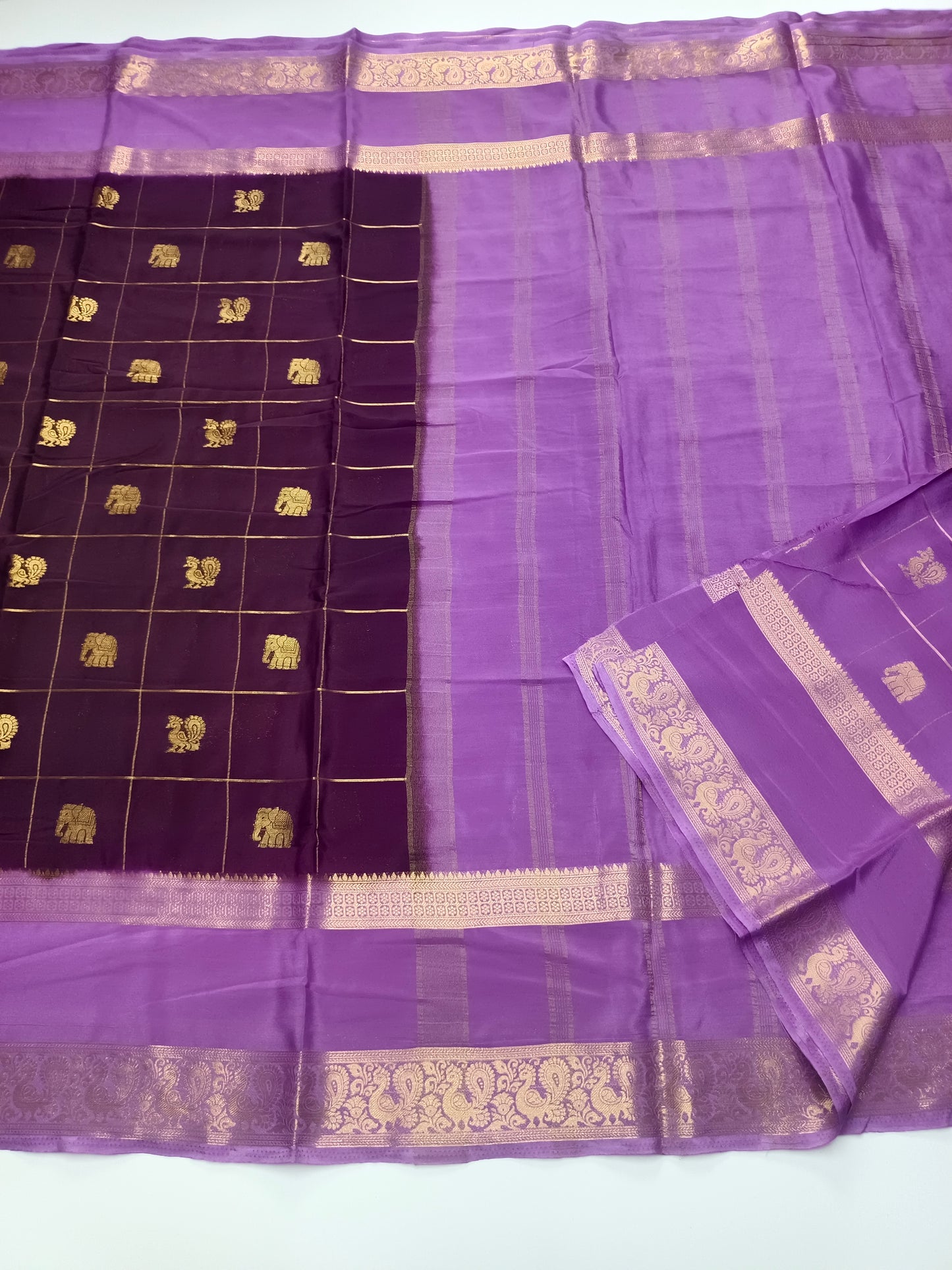 SEMI CREPE SILK SAREE