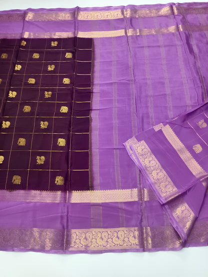 SEMI CREPE SILK SAREE