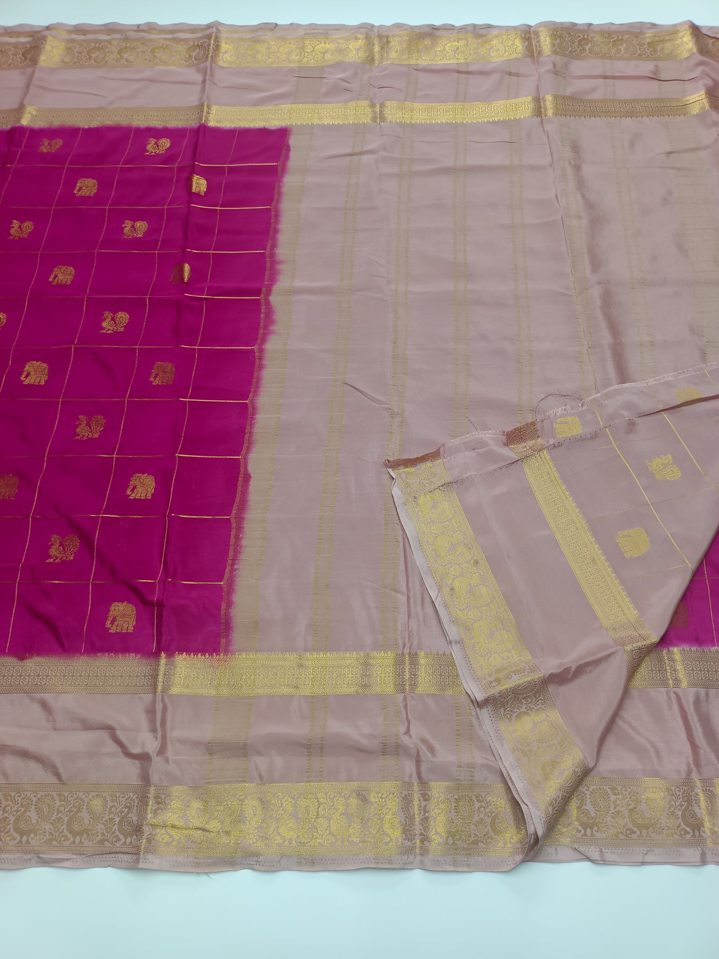 SEMI CREPE SILK SAREE