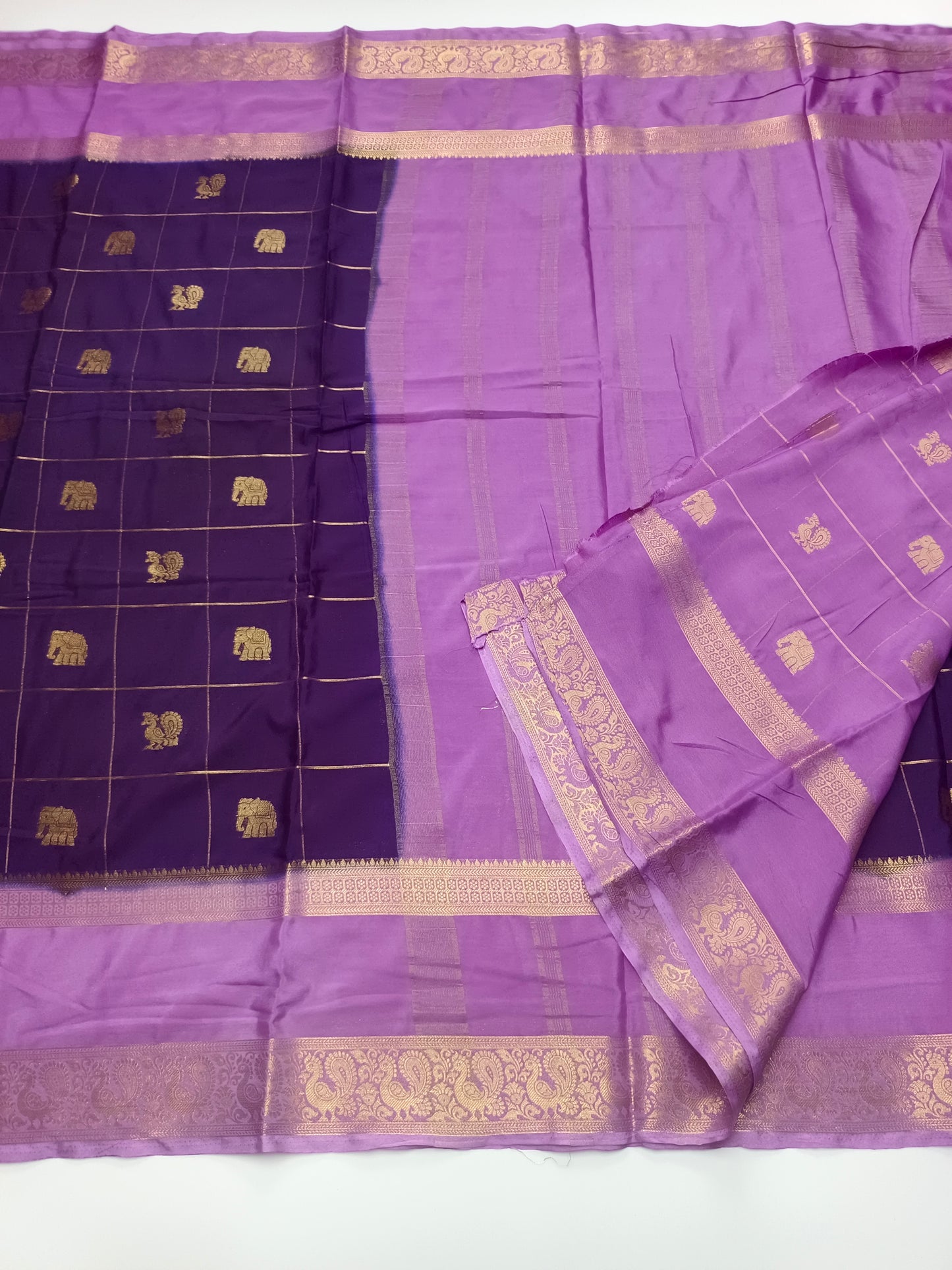 SEMI CREPE SILK SAREE