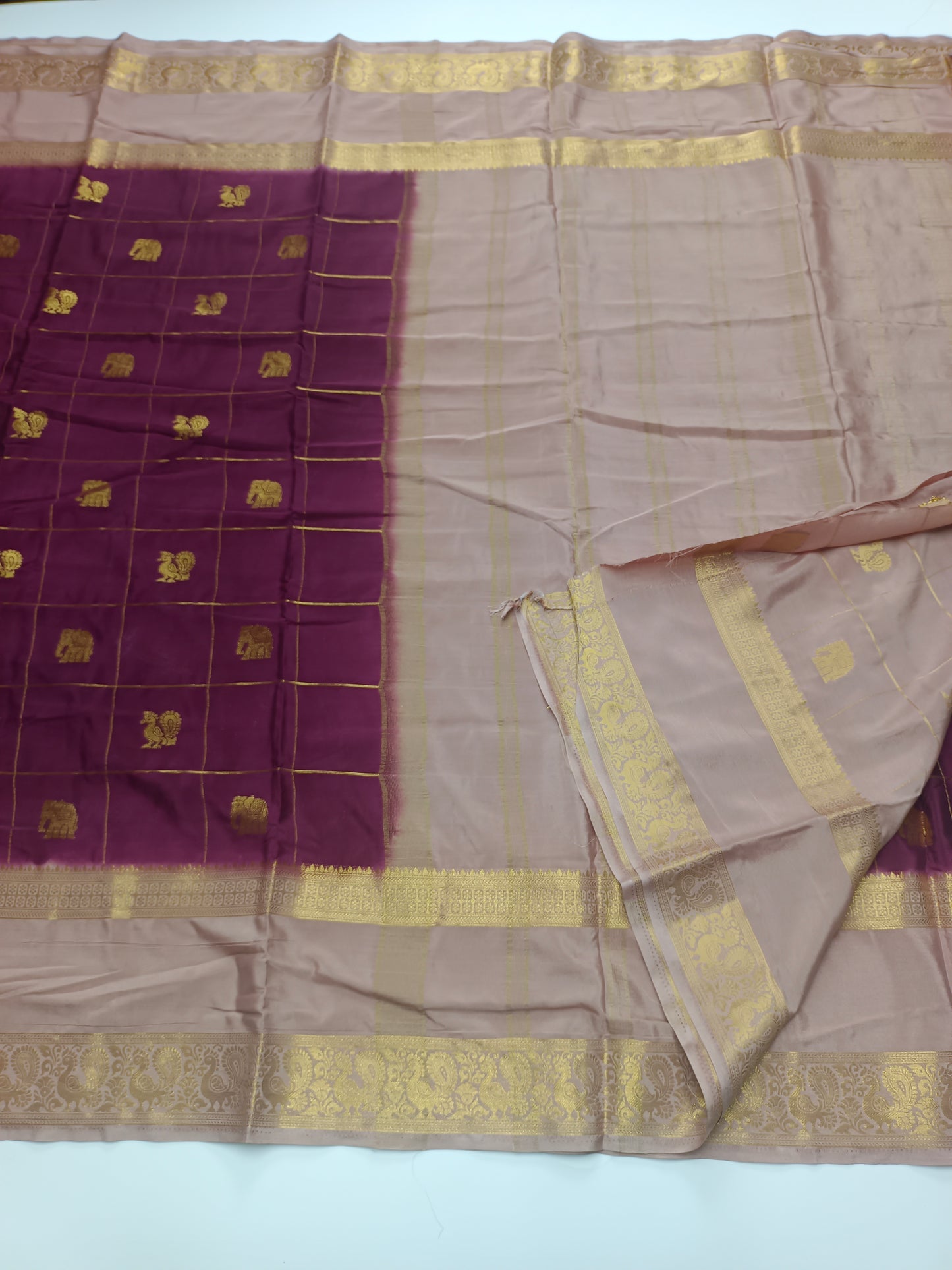 SEMI CREPE SILK SAREE