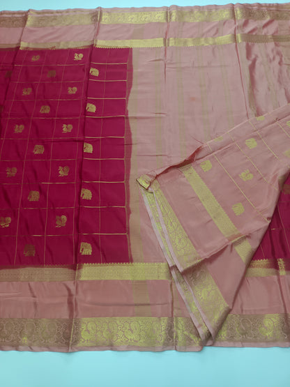 SEMI CREPE SILK SAREE