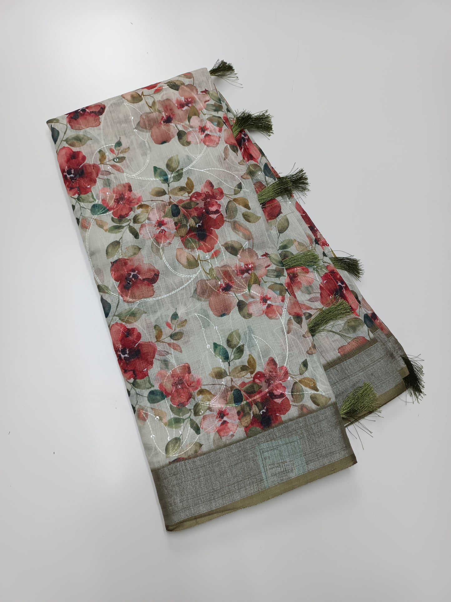 FANCY LENIN SAREE