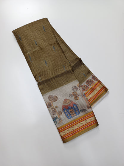 FANCY LENIN SAREE