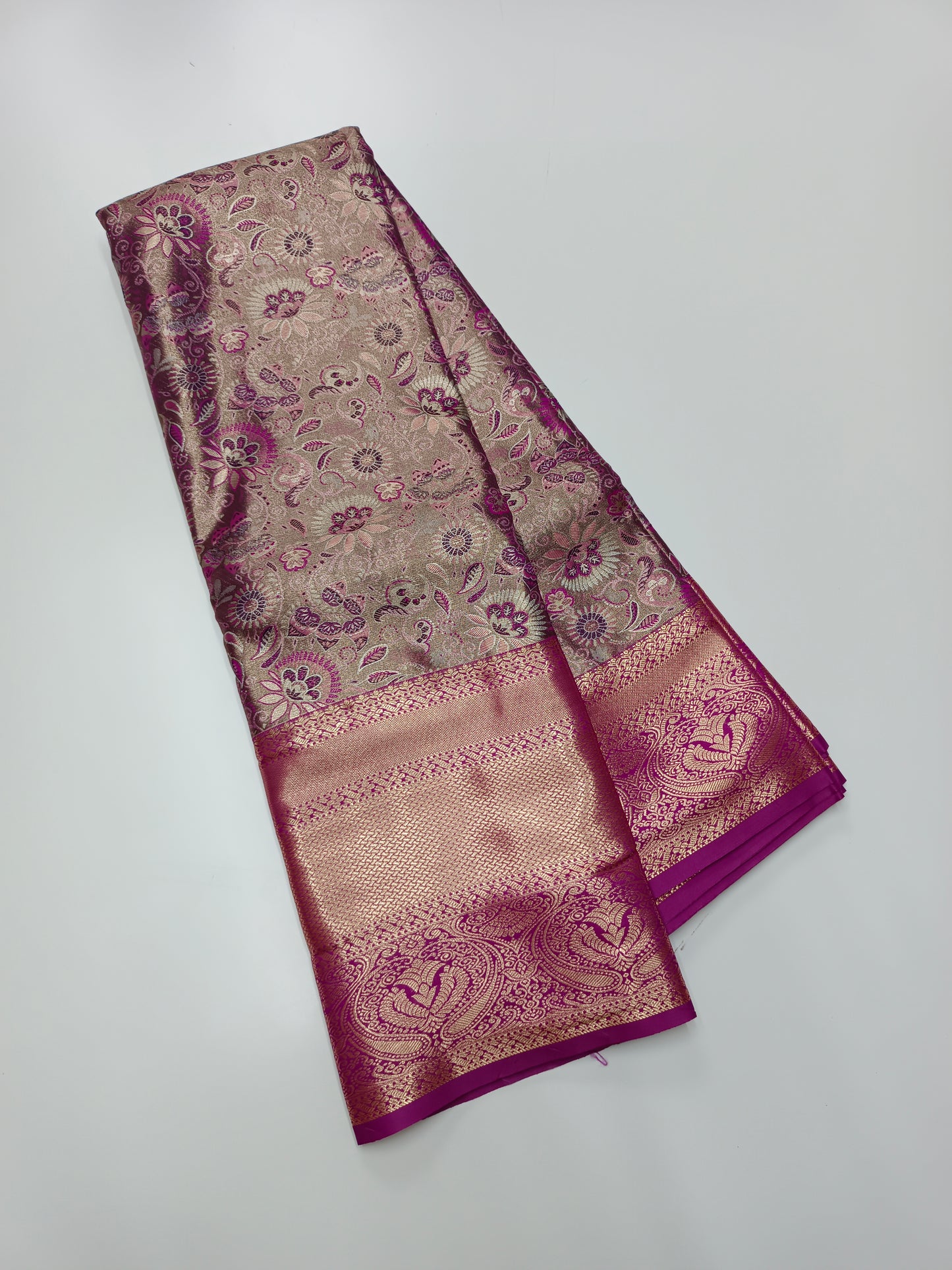 FANCY TISSUE BROCADE SAREE