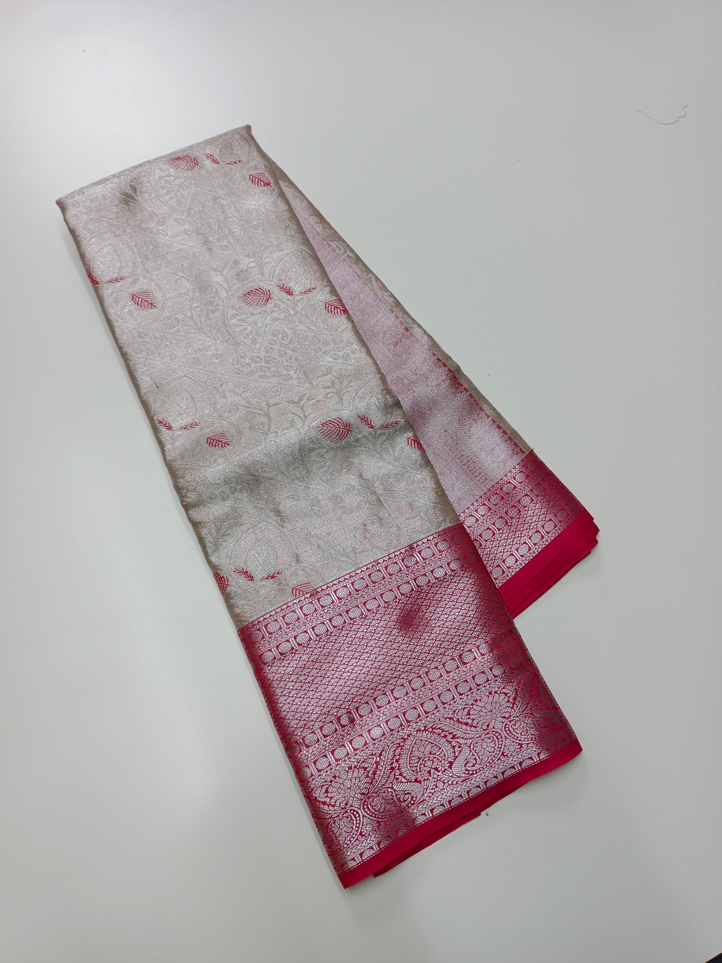 FANCY TISSUE BROCADE SAREE