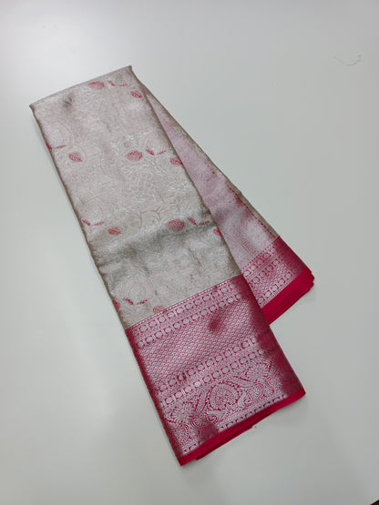 FANCY TISSUE BROCADE SAREE