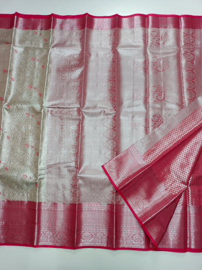 FANCY TISSUE BROCADE SAREE