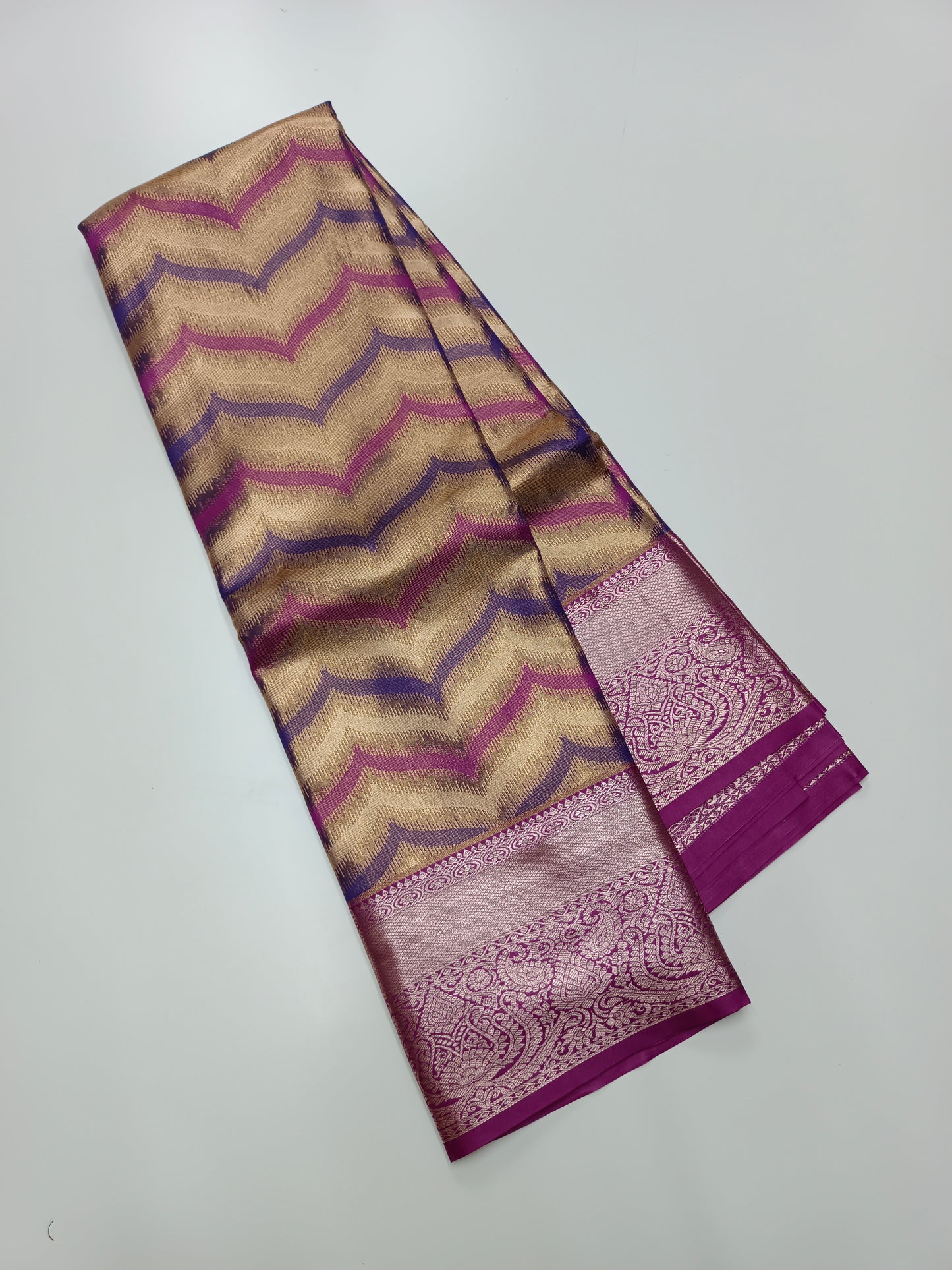 FANCY TISSUE BROCADE SAREE