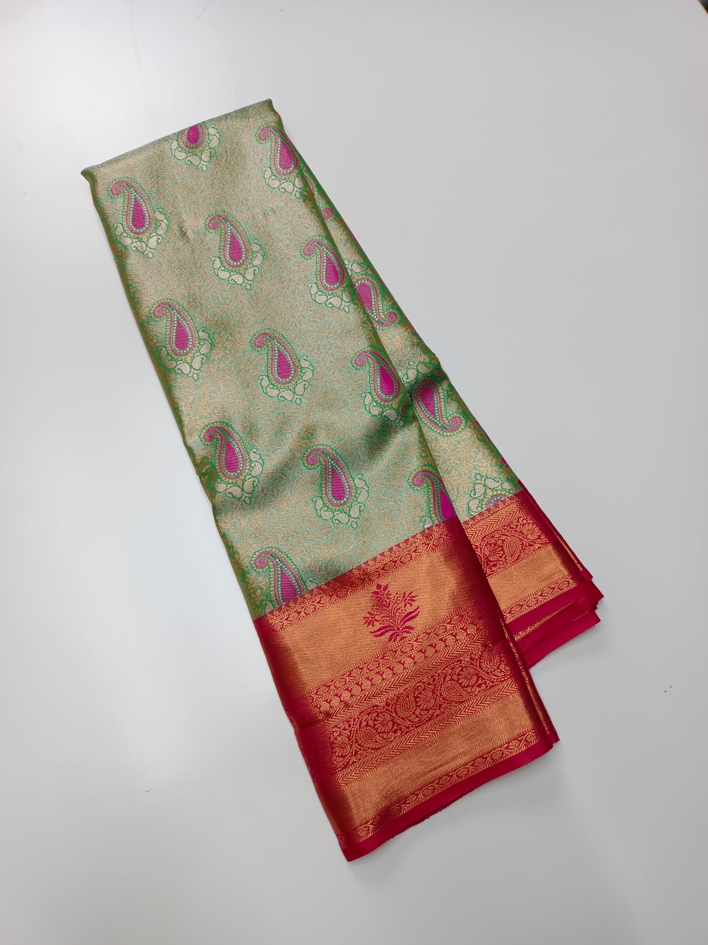 FANCY TISSUE BROCADE SAREE