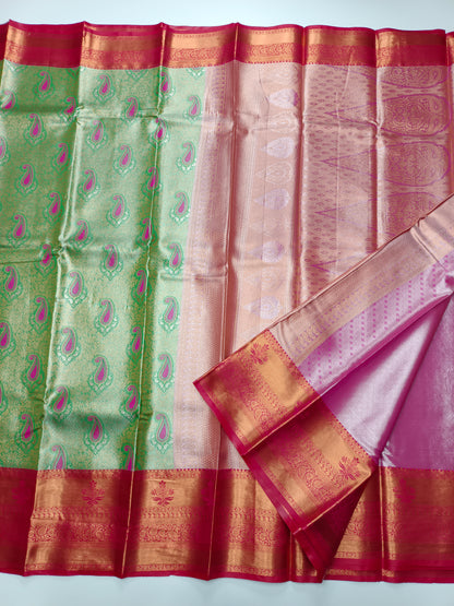 FANCY TISSUE BROCADE SAREE