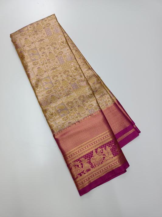FANCY TISSUE BROCADE SAREE