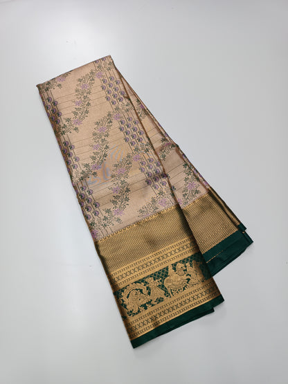 FANCY TISSUE BROCADE SAREE