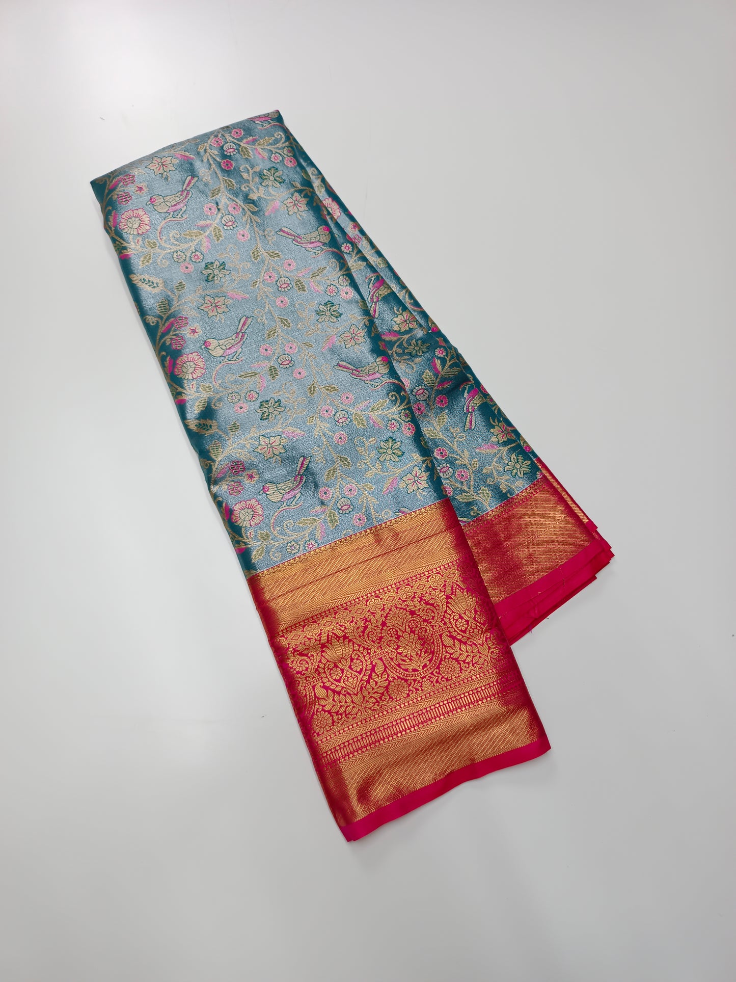 FANCY TISSUE BROCADE SAREE