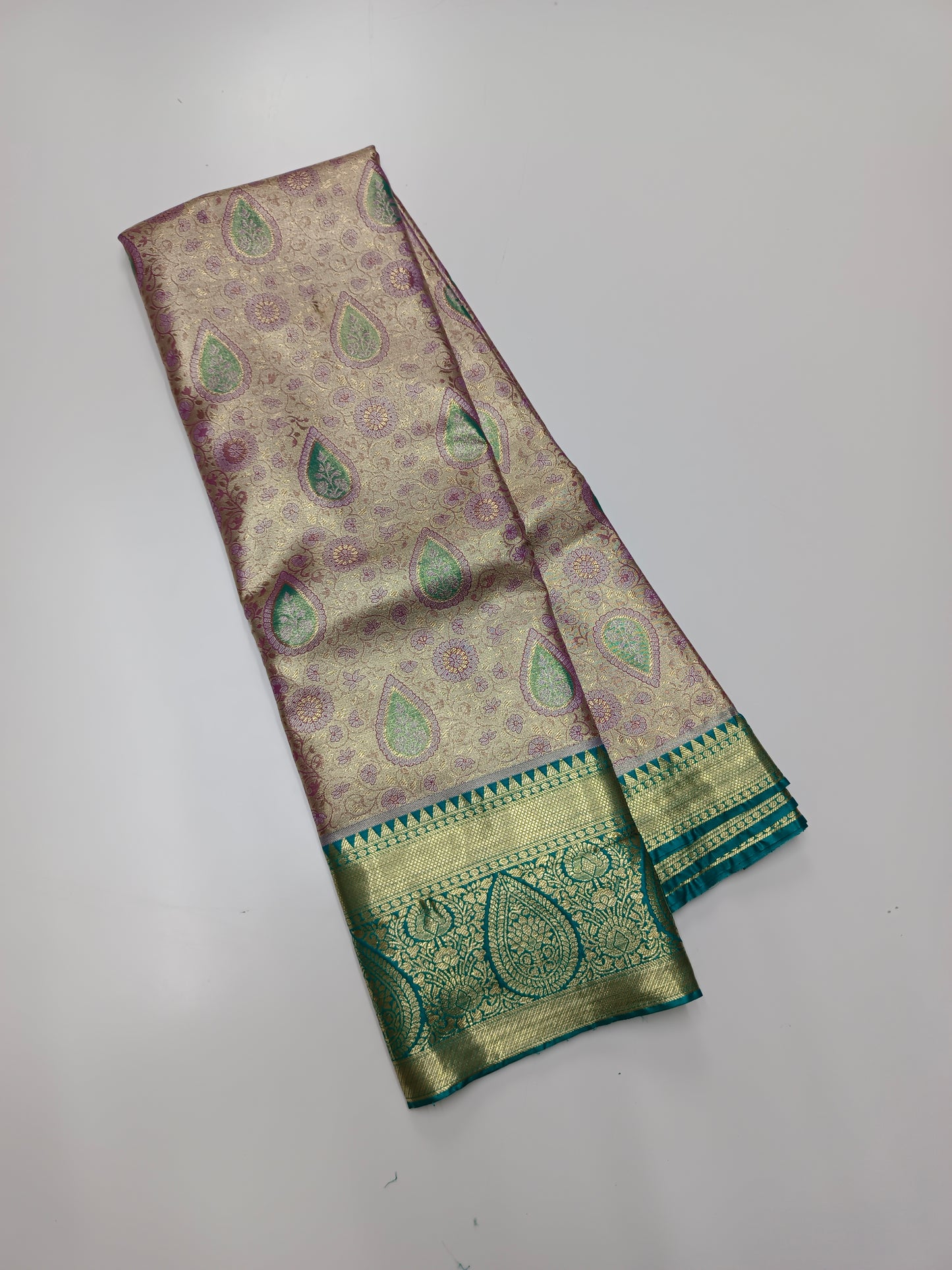 FANCY TISSUE BROCADE SAREE