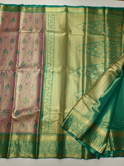 FANCY TISSUE BROCADE SAREE