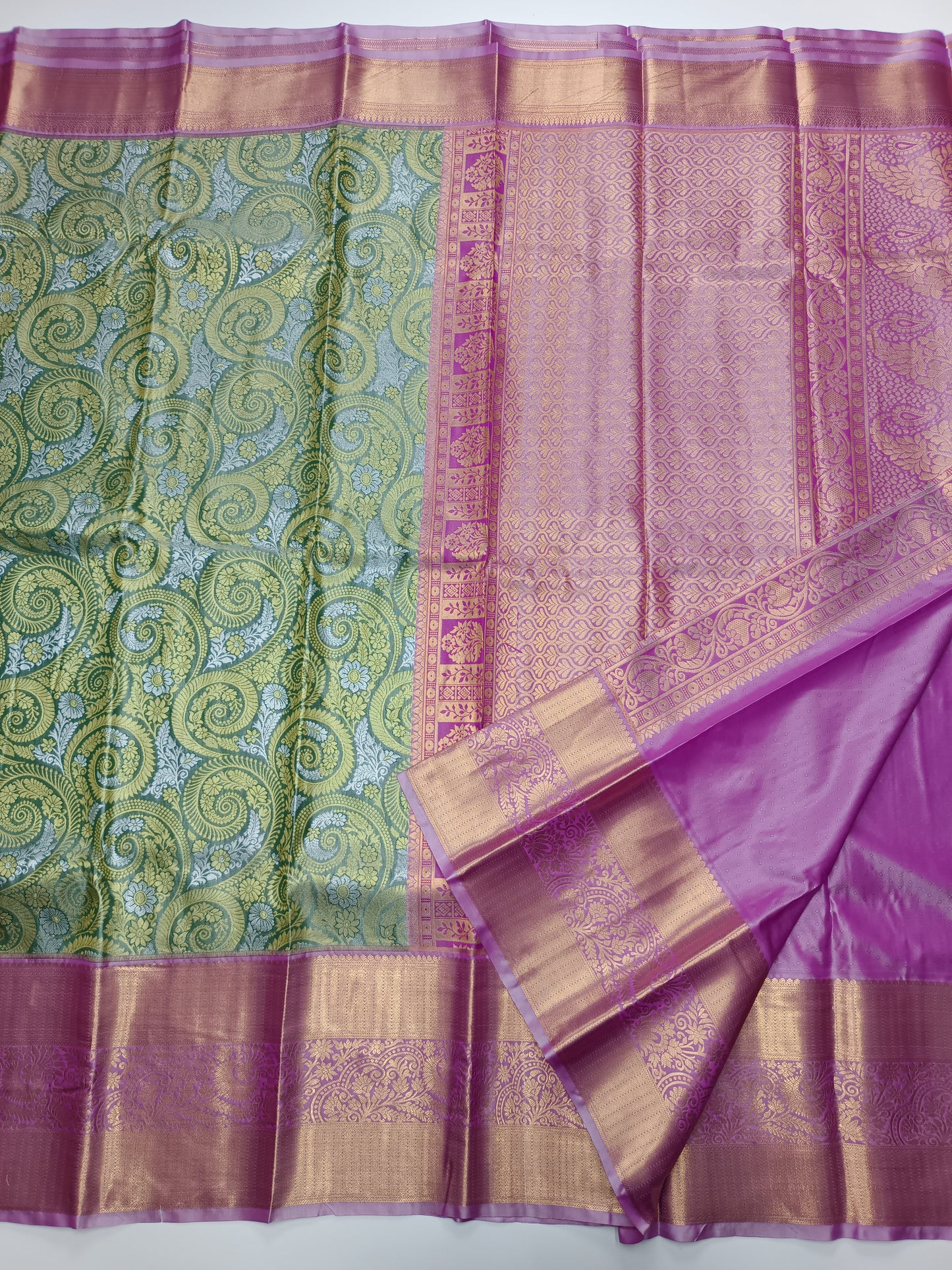 FANCY TISSUE BROCADE SAREE