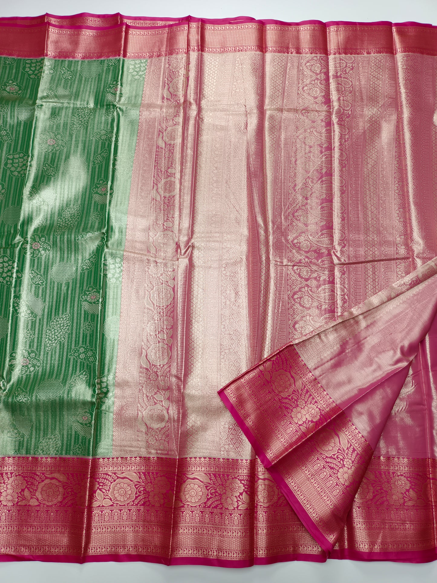 FANCY TISSUE BROCADE SAREE