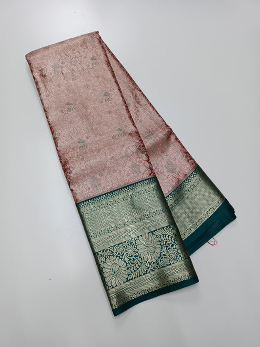FANCY TISSUE BROCADE SAREE