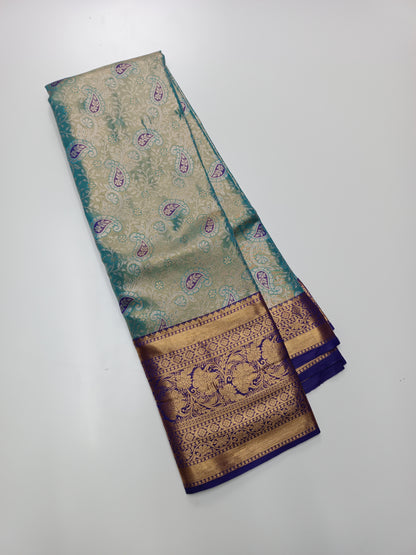 FANCY TISSUE BROCADE SAREE