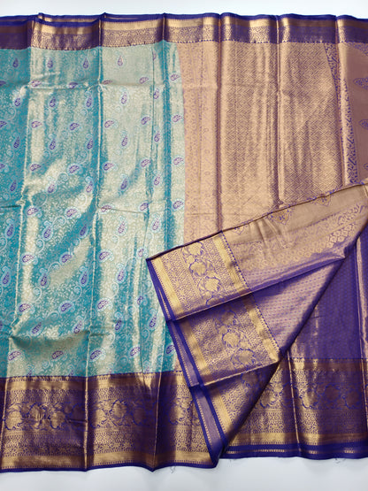 FANCY TISSUE BROCADE SAREE