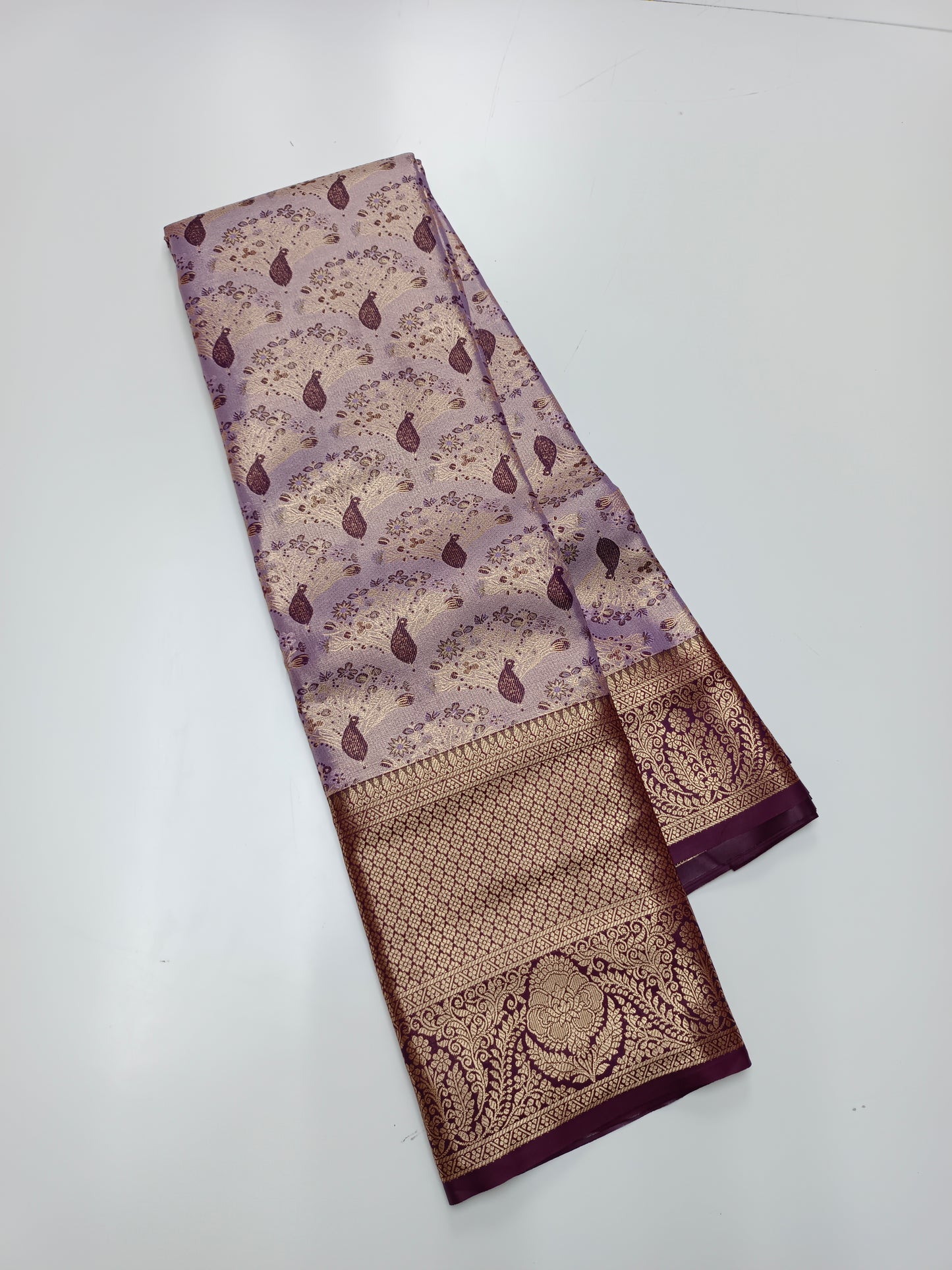 FANCY TISSUE BROCADE SAREE