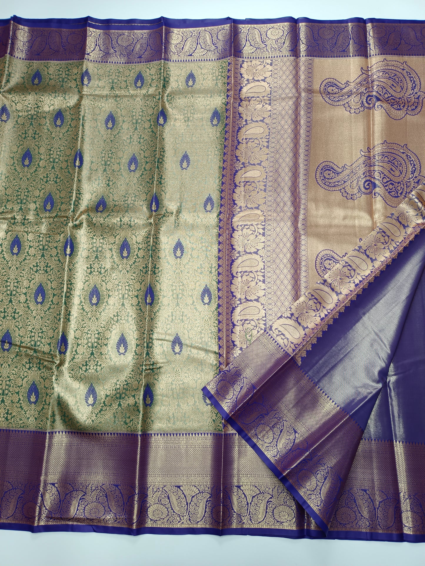 FANCY TISSUE BROCADE SAREE