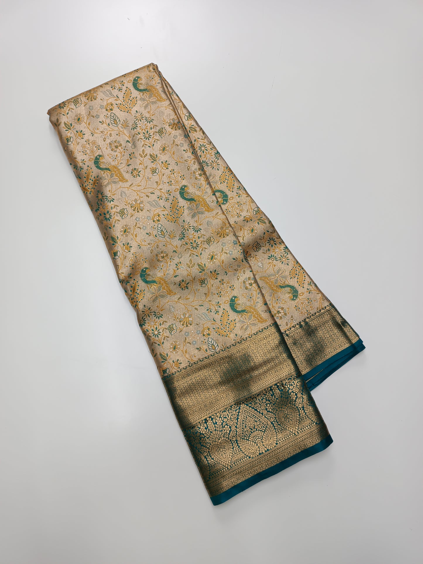 FANCY TISSUE BROCADE SAREE
