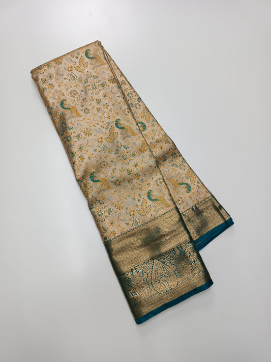 FANCY TISSUE BROCADE SAREE