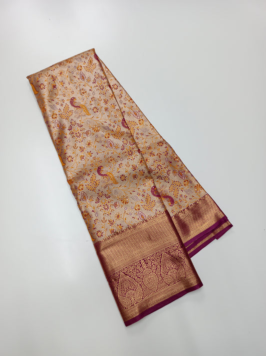 FANCY TISSUE BROCADE SAREE