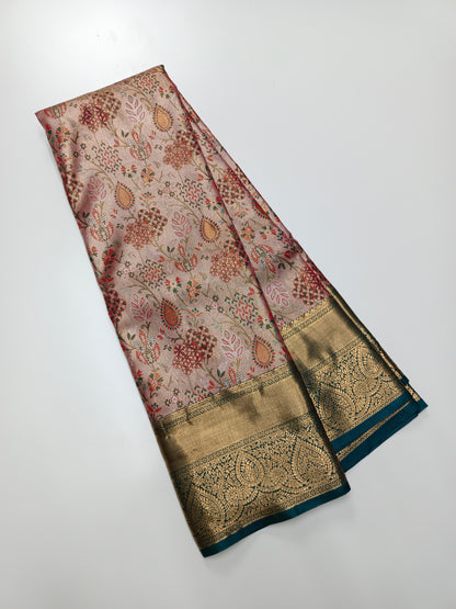 FANCY TISSUE BROCADE SAREE