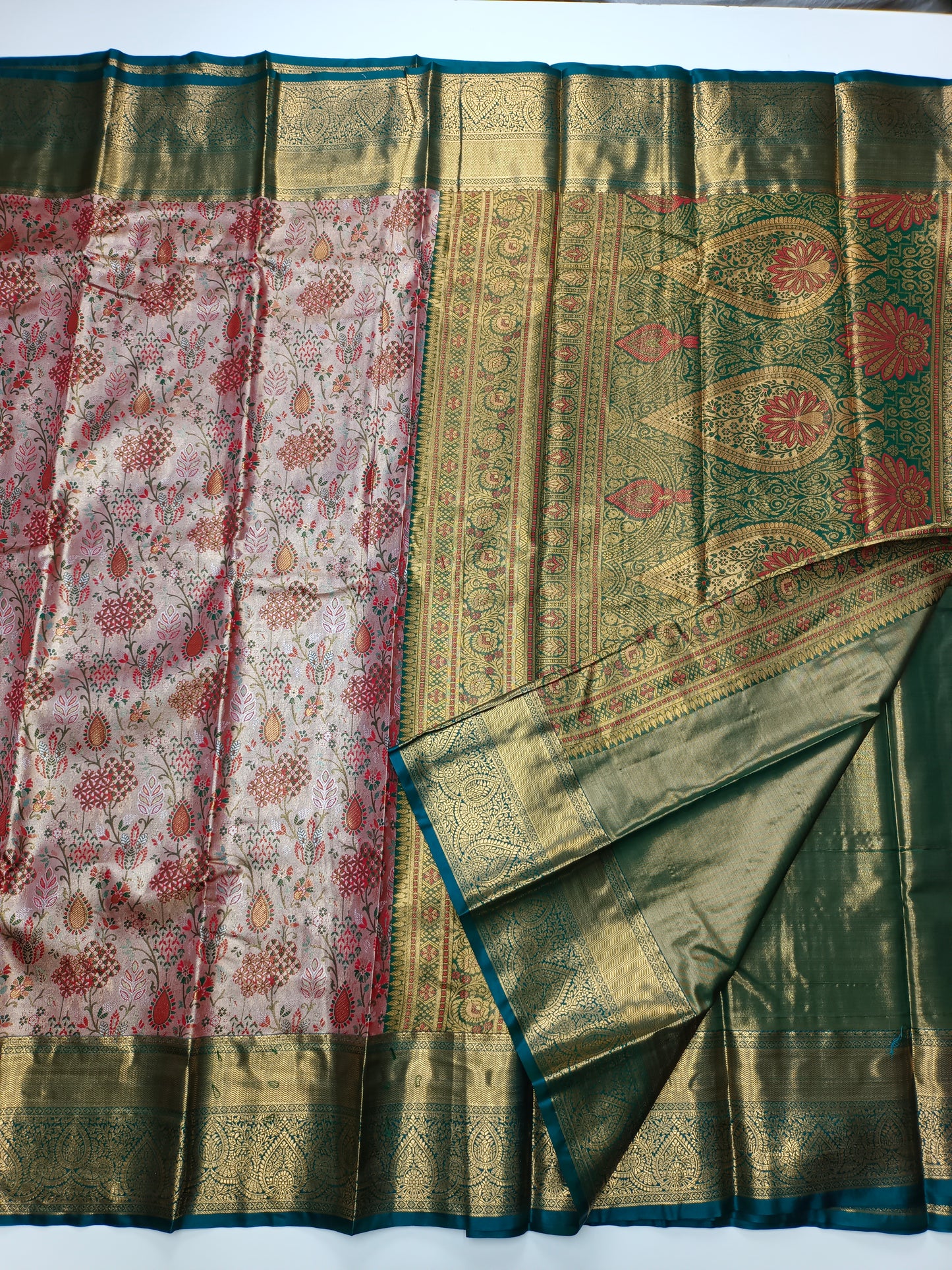 FANCY TISSUE BROCADE SAREE
