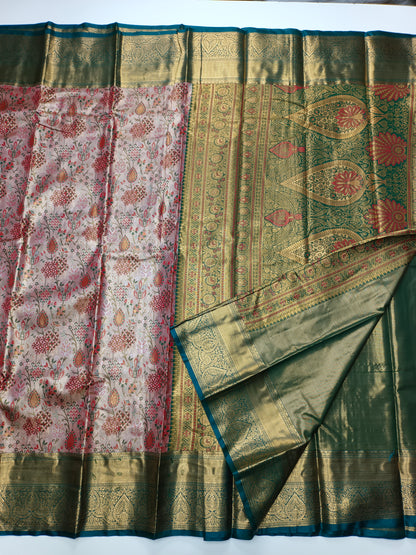 FANCY TISSUE BROCADE SAREE