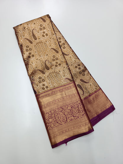 FANCY TISSUE BROCADE SAREE