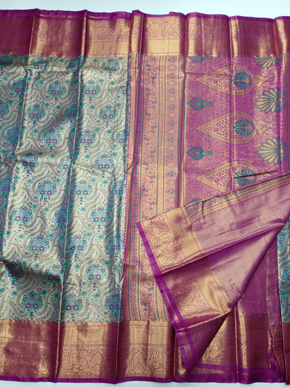 FANCY TISSUE BROCADE SAREE