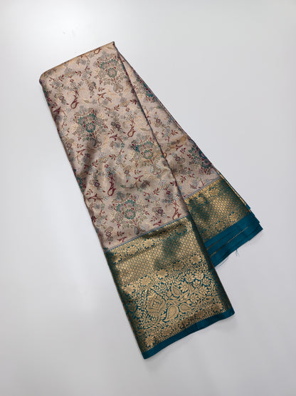 FANCY TISSUE BROCADE SAREE