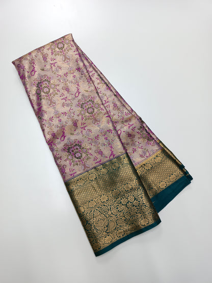 FANCY TISSUE BROCADE SAREE