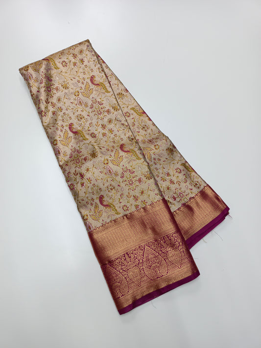 FANCY TISSUE BROCADE SAREE