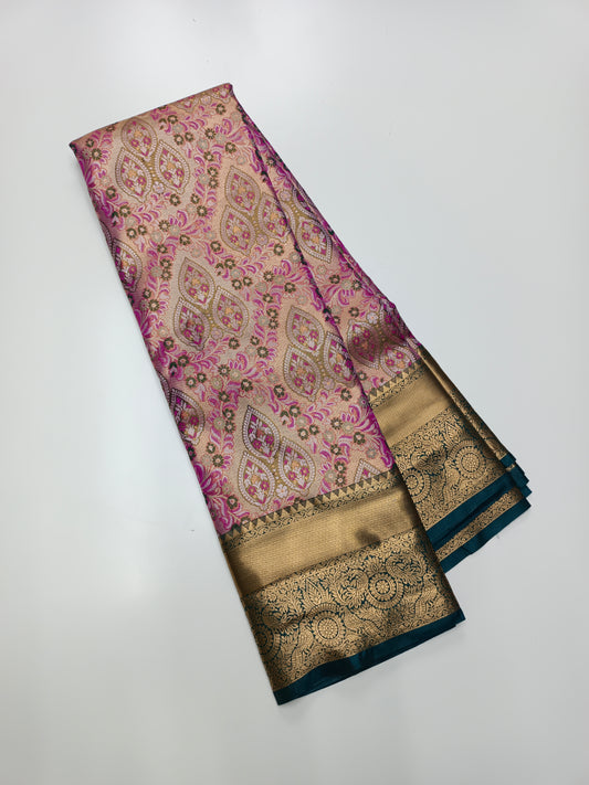 FANCY TISSUE BROCADE SAREE