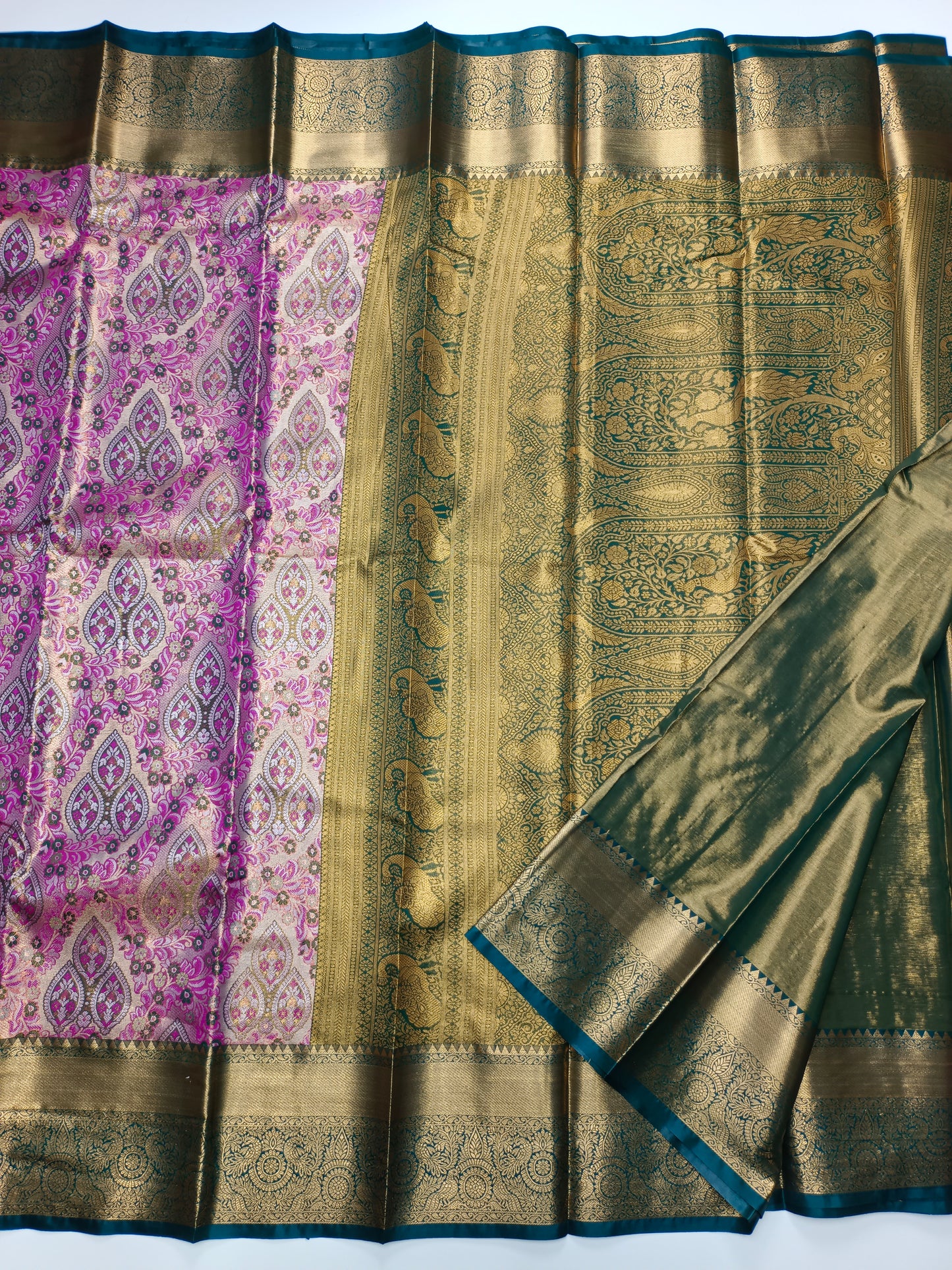 FANCY TISSUE BROCADE SAREE