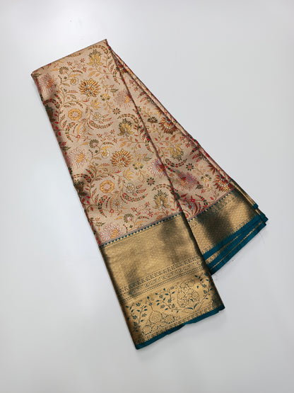 FANCY TISSUE BROCADE SAREE