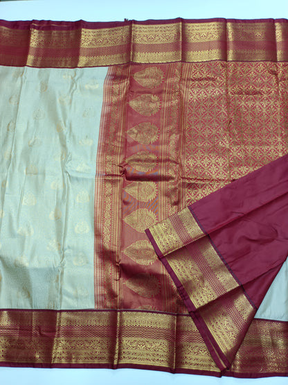 FANCY TISSUE BROCADE SAREE