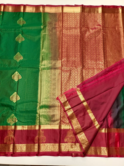 KANCHIPURAM SEMI SILK SAREE