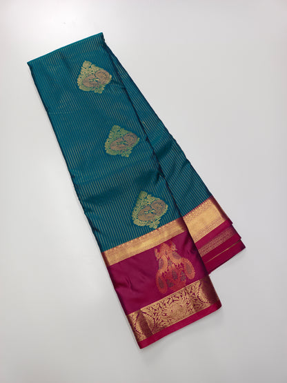 KANCHIPURAM SEMI SILK SAREE