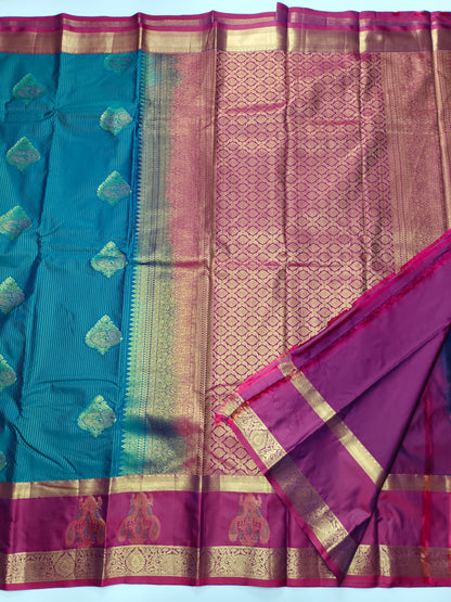 KANCHIPURAM SEMI SILK SAREE