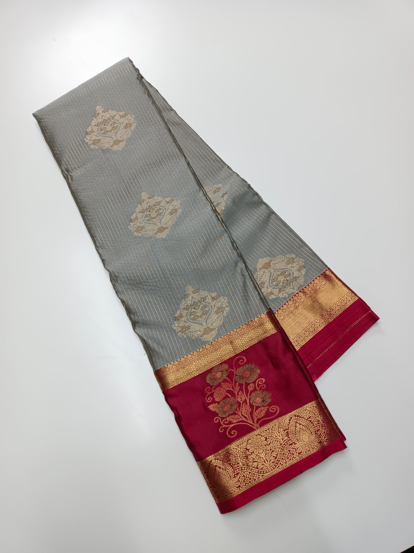 KANCHIPURAM SEMI SILK SAREE