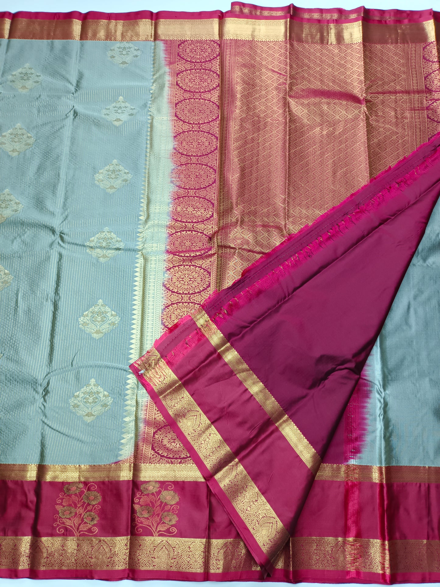 KANCHIPURAM SEMI SILK SAREE