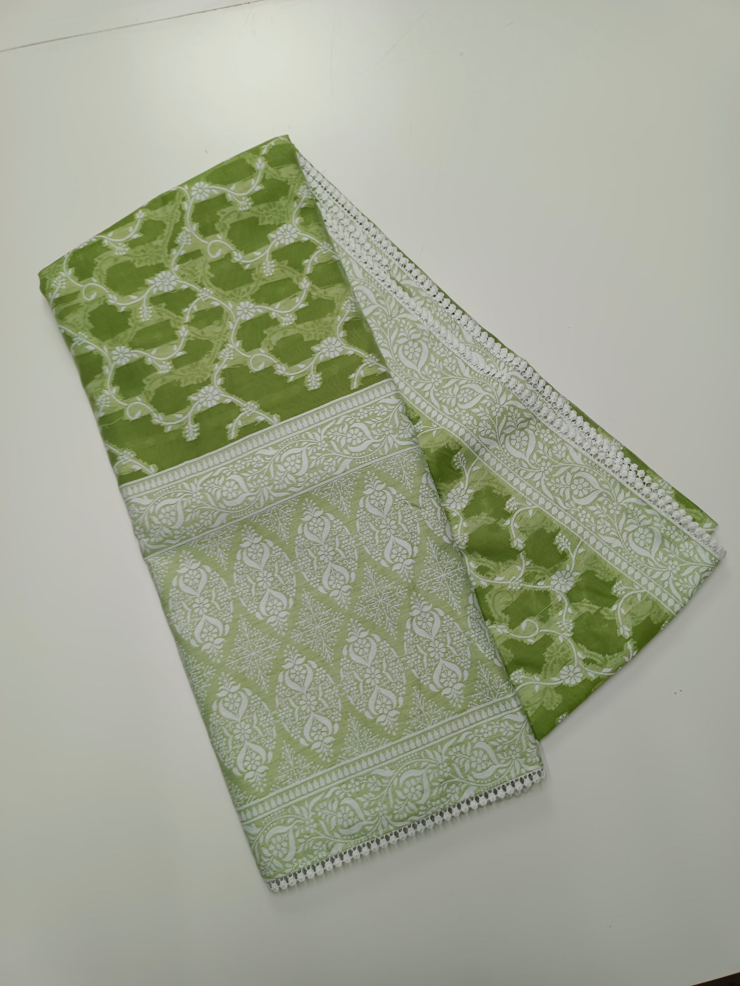 FANCY CHANDERI SILK SAREE